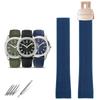 Силиконовый ремешок для часов PP Patek Philippe Grenade AQUANAUT Серии 5167A/5168G Аксессуары для ремешка 21 мм
