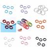 5 Pcs 25mm Openable Round Carabiner Colorful Spring Clasp O Ring Keychain Clips  Jewelry