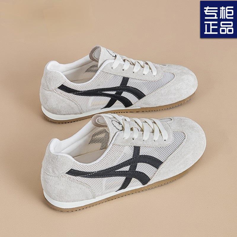 Pink Dexun Shoes Women's Shoes 2025 New Popular Spring and Summer Versatile Forrest Gump Shoes Casual Sports Breathable Mesh Board Shoes