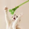 1 шт. Игрушки для прорезывания зубов у котят, интерактивная палочка-сельдерей для кошек с колокольчиком, дразнилка для домашних кошек, для упражнений, жевательная игрушка для кошек, устойчивая к укусам