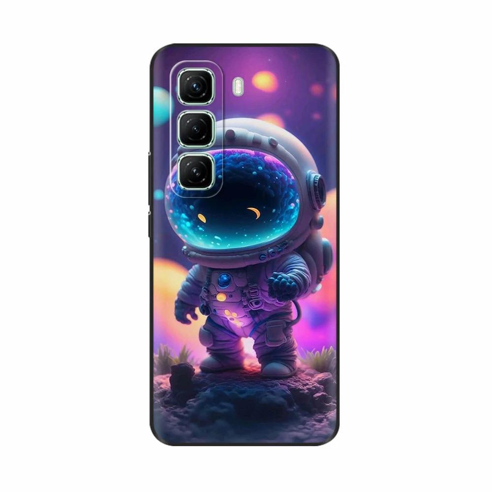 Чехол для Infinix Hot 50 5G 4G Милый узор панды Силиконовая задняя крышка для чехла для телефона Infinix Hot 50 Pro Для Infinix Hot50 Pro Plus