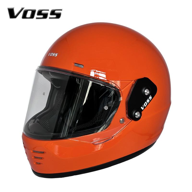 VOSS Vintage Full Helmet Cruise Motorcycle Шлем Мужской Harley Мотоциклетный Защитный Шлем Женский Мотоциклист China-Chic Anti Fog 3C Сертификация