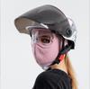 Women Men Winter Polar Fleece Face Mask Thick Face Covering With Windproof Goggles For Outdoor Cycling Warm Ski Mask Motorcycle Face Mask