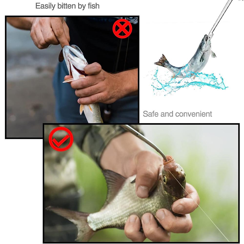 Экстрактор для извлечения рыболовных крючков из нержавеющей стали, быстроразъемный сепаратор, инструмент для рыбалки в пресной и соленой воде