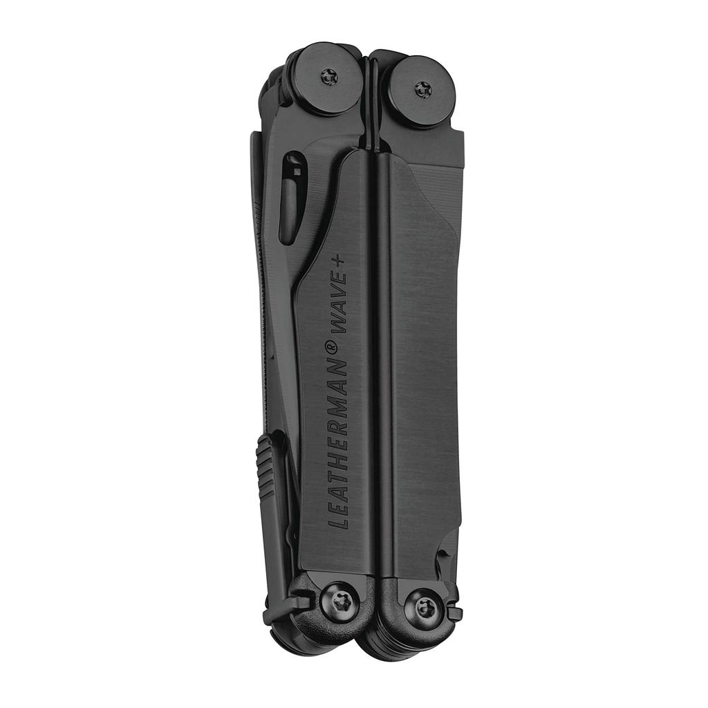 LEATHERMAN WAVE PLUS BLACK Plus с чехлом MOLLE Японская гарантия 25 лет Мультитул (Волна черная) [Подлинный продукт]