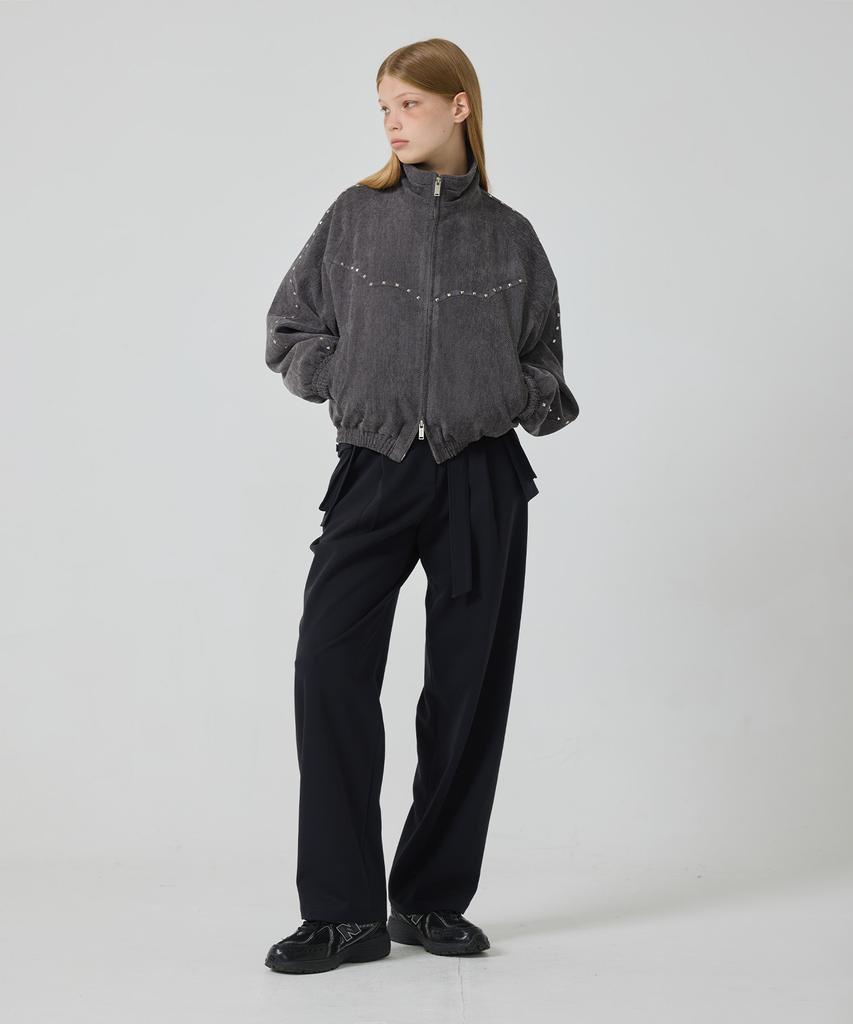 Yusentig Side Flap Wide Pants Navy Aw5Al65624