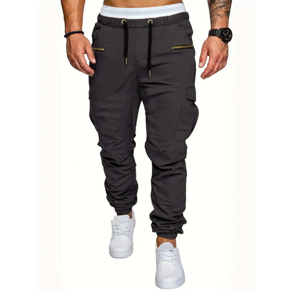 Мужские спортивные повседневные брюки для бега, легкие походные рабочие брюки, уличные брюки