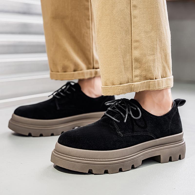 Мужские туфли на толстой подошве в стиле business casual - модные, универсальные и простые мужские классические туфли