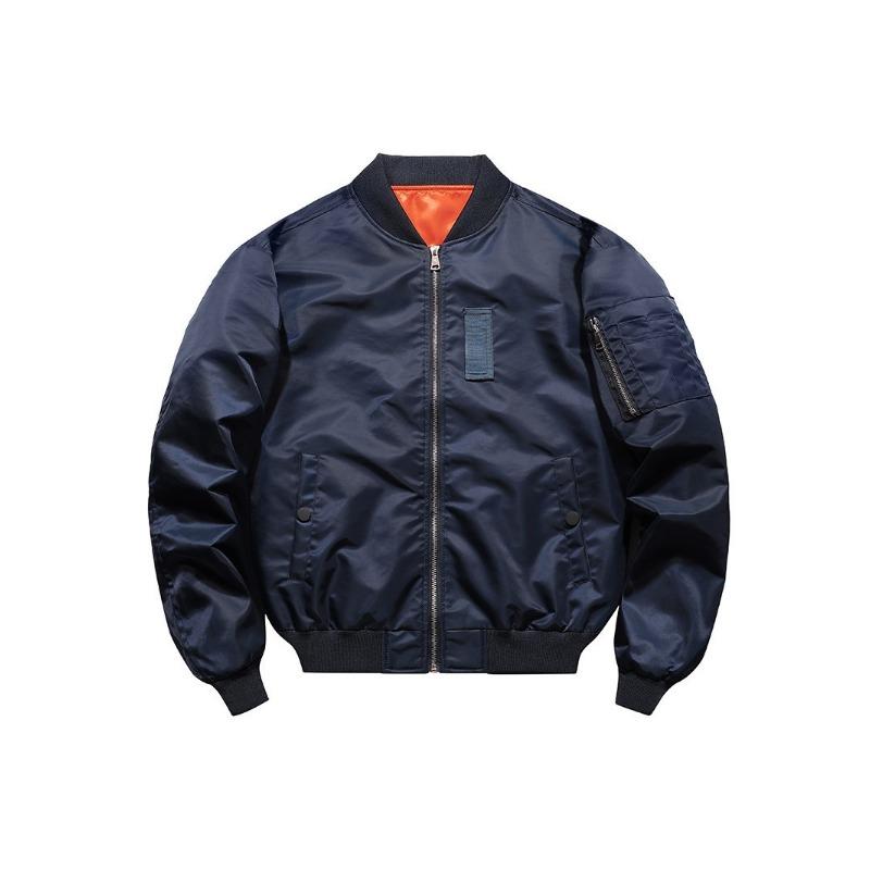 Весенняя новая куртка пилота Air Force MA1, американская бейсбольная куртка с воротником, модная и универсальная повседневная мужская куртка