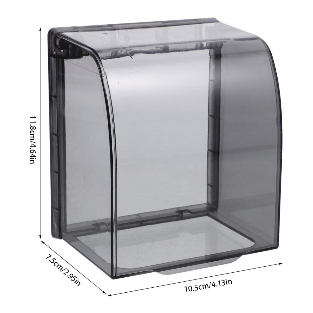 Dust Proof Outlet Case Transparent Electrical Safety Guard Electric Plug Cover