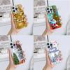 Ae116 Merry Christmas Happy New Year Art Electroplated Glass Phone Cases for Samsung S25 Ultra iPhone 16 Xiaomi Redmi Lens Full Protection Back Cover