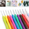 2.0-10mm Soft Grip Ergonomic Handle Craft Tools Weave Yarn Crochet Hook Aluminum Knitting Needles