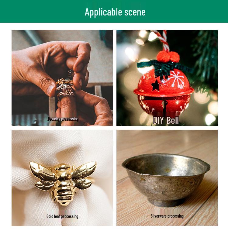 Набор из 14 предметов: Пробойники и квадратная наковальня для изготовления ювелирных изделий из золота, серебра и меди, Инструменты для DIY