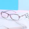 Женские очки для чтения с защитой от синего света, оправа Jelly Fashin Polygon, компьютерные очки для пресбиопии Googles от +1,0 до +4,0