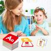 60 шт./набор детских флеш-карточек ABC Алфавит Английские слова Форма Цвет Цифры Животные Дошкольное обучение Малыши Мальчики Девочки Образовательные Познавательные