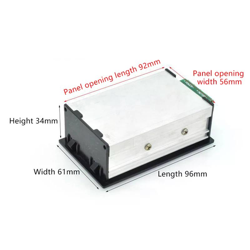 1/2 шт. Контроллер скорости двигателя PWM DC6-60V с ручкой-энкодером, регулируемая частота, для контроллеров двигателей