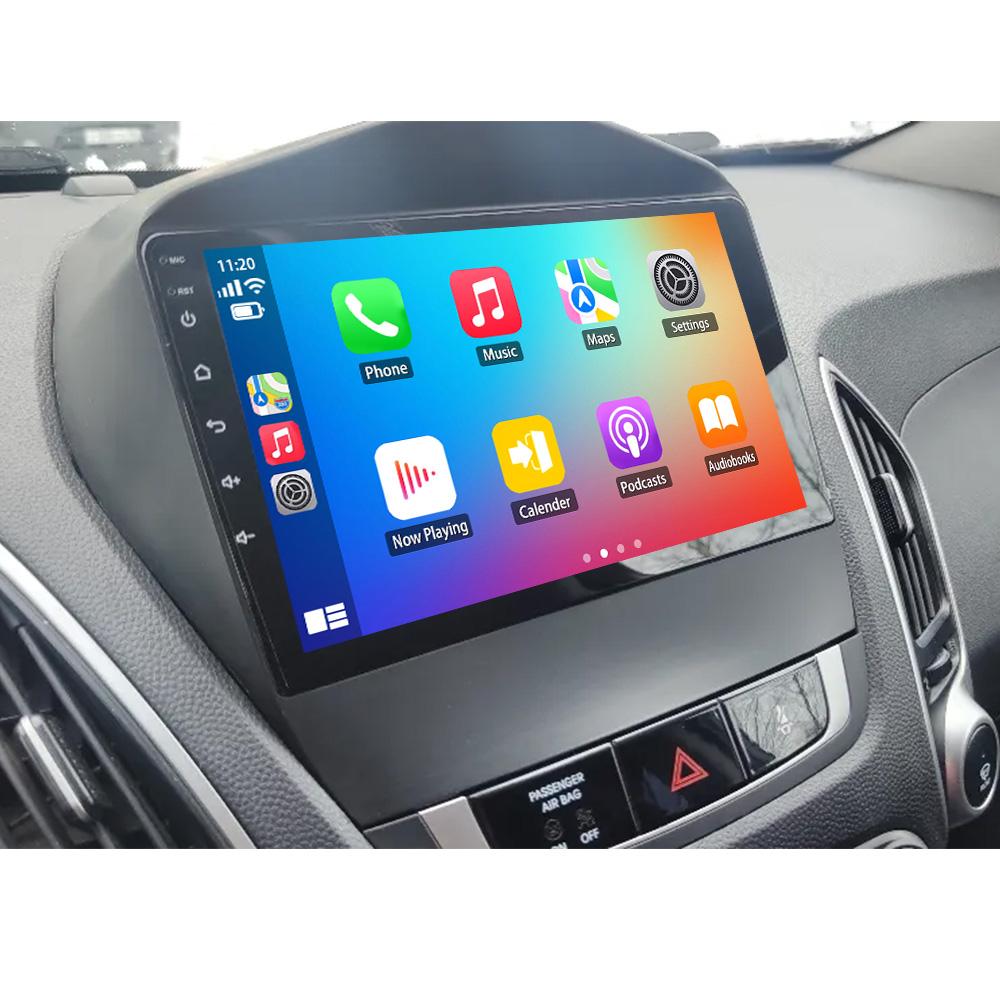 2Din Android автомобильное радио для Hyundai IX35 Tucson 2009-2015 Мультимедийный видеоплеер GPS навигация стерео аудио головное устройство Carplay