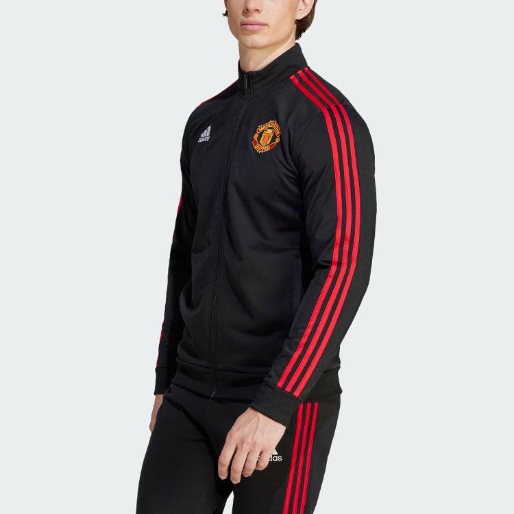 Adidas Manchester United DNA Track Jacket Men Outerwear Black IA8533
