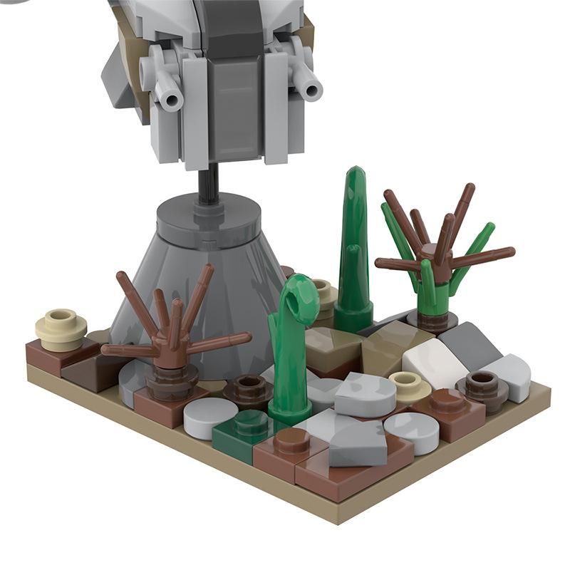 MOC-51912 Razor Scene Planet Small Particle Puzzle Assembling Building Block Set