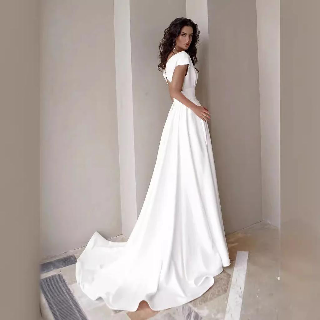 Элегантное длинное платье с оборками по краю, однотонная юбка с разрезом на талии, красное, черное, белое, вечернее платье без рукавов