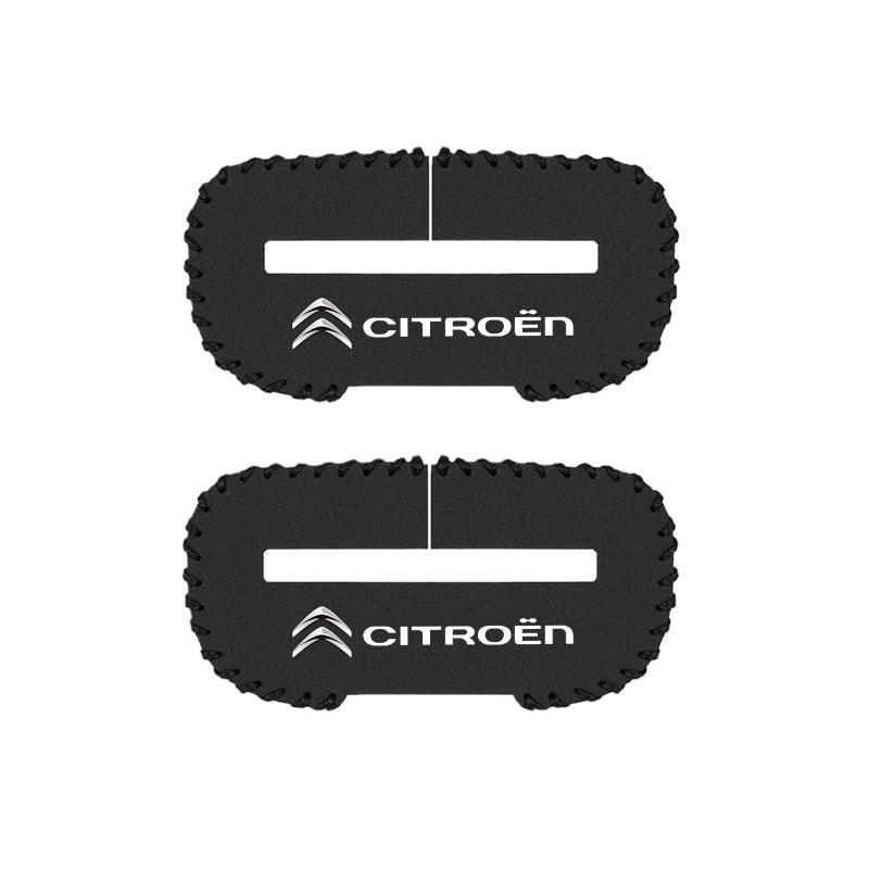 Car Seat Belt Plug Case Suede Protective Cover For Citroen C4 C3 C5 C5X e-C4 X e-C3 C-Elysee Berlingo C1 C6 C2 C-Crosser aib256
