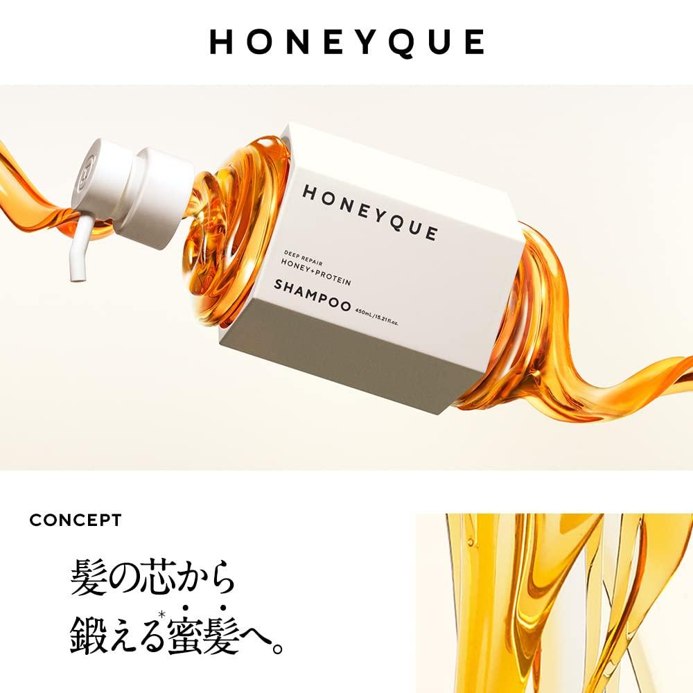 Honeyk Deep Repair Shampoo Hair Treatment Moist Refill Set & (400mL each)