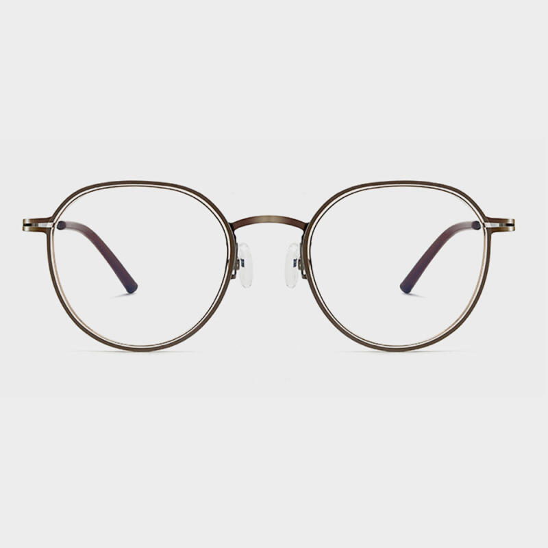 Очки NeoRetro B5153 C3 Коричневые с защитой от синего света