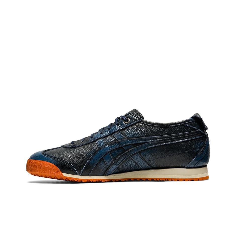 ONITSUKA TIGER Mexico 66 Sd Нескользящие Прочные Легкие Спортивные Повседневные Кроссовки Унисекс Синий Коричневый 1183A837-400