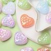 DIY аксессуары модные разделительные бусины бусины в форме сердца креативный материал ручной работы 25*21,2 мм 10 шт для ожерелья серьги конфетный цвет акрил