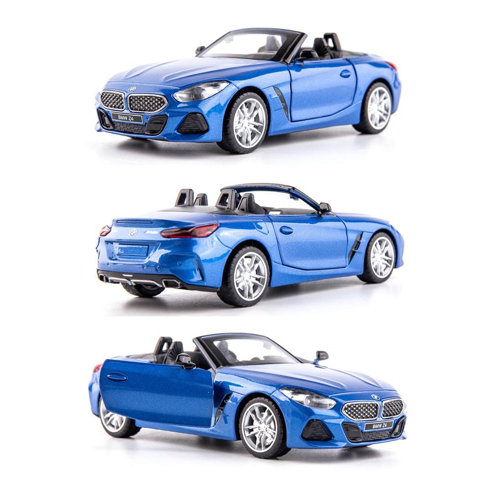 Масштаб 1/30 BMW Z4 M40i Кабриолет Модель автомобиля Литой игрушечный автомобиль Подарочная коллекция