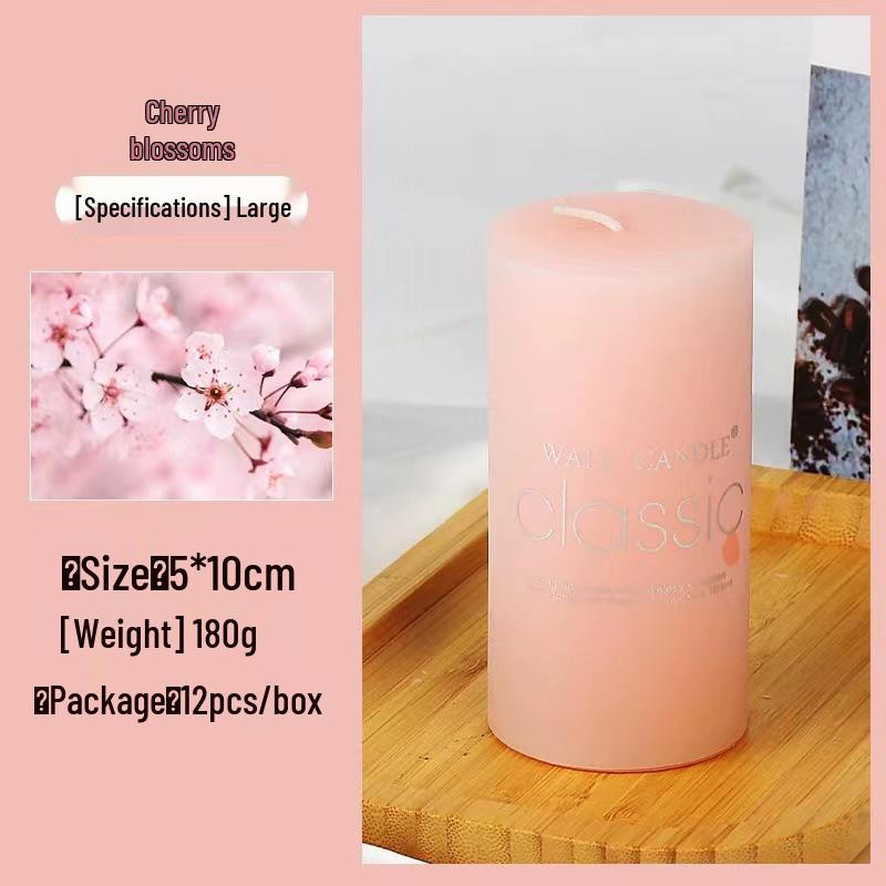 Красочные цилиндрические ароматические свечи - Бездымные для экстренных случаев, свадеб, дней рождения и украшения церкви или отеля