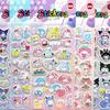 Милые 3D рельефные наклейки серии Sanrio Эстетичные декоративные наклейки Кавайи Синнаморолл Моя Мелоди Куроми Мультяшная наклейка-пузырь Игрушка