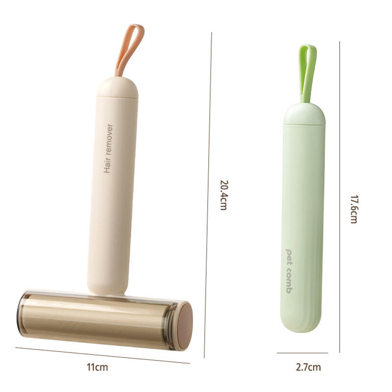 Professional 3 In 1 Pet Grooming Brush for Cats Deshedding Tool with Detangling Comb and Lint Roller Multi Function Hair Removal Tool for Pets