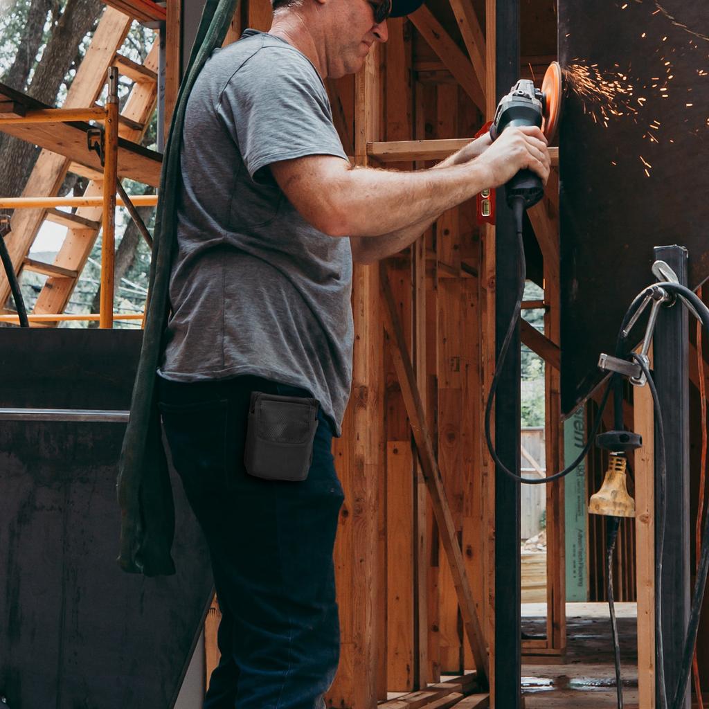 Многофункциональная сумка для инструментов для электрика, рулетка, нейлоновая ткань, поясной карман, держатель для ремня для техника-сантехника