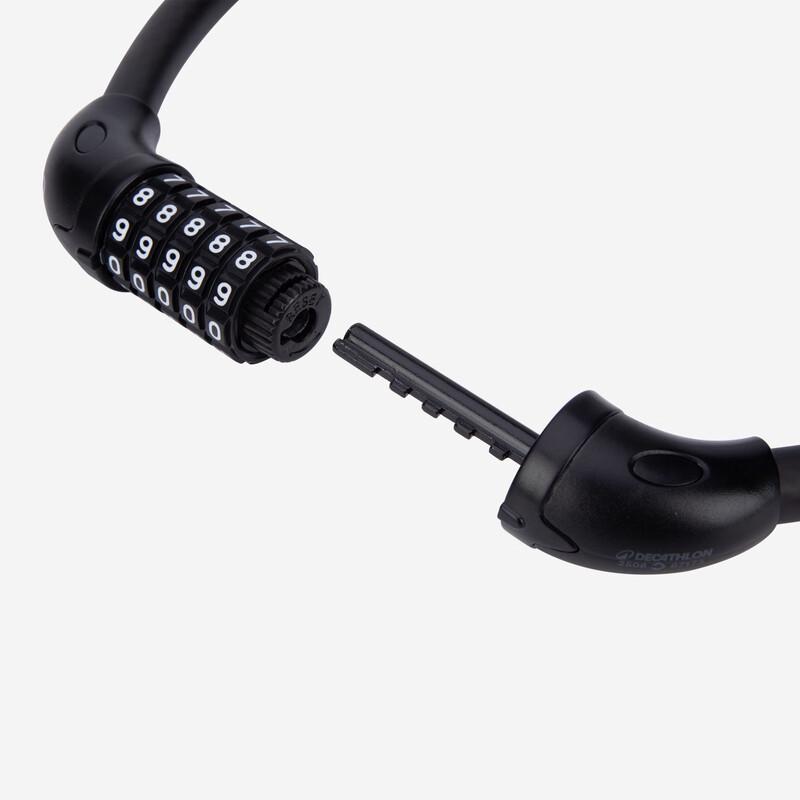 Decathlon 70cm Combination Cable Bike Lock