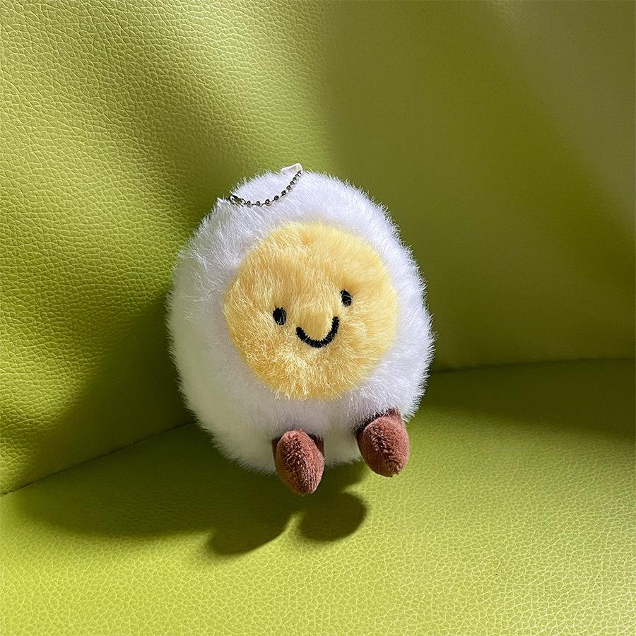 Fun Boiled Egg Doll Plush Toys Hot Spring Egg Doll Food Doll Pendant Children's Gift