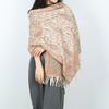 New Jacquard Fringed Scarf Travel Wear Cape Women's Outer Shawl Windproof Warm Scarf