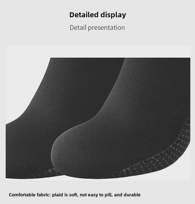 5 мм нескользящие износостойкие носки для дайвинга: Теплые, утолщенные, водонепроницаемые носки для сноркелинга и зимнего плавания