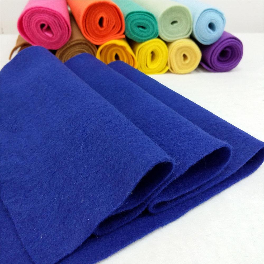 90*90cm Big Size Soft Felt Fabric Non-Woven DIY Sewing Dolls Toy Crafts Accessories Handmade Material