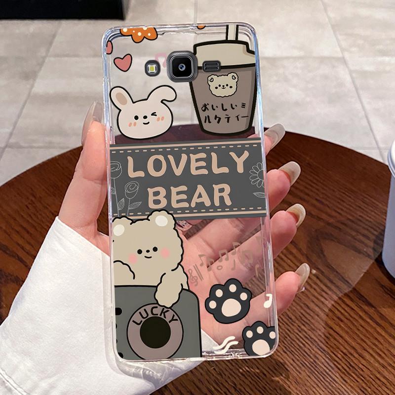 For Samsung Galaxy J7 Nxt J701F / J7 Core Case Aesthetic Cute Cat Bumper Soft TPU Cover For Samsung J7 Neo J701M J 7 Phone Cases