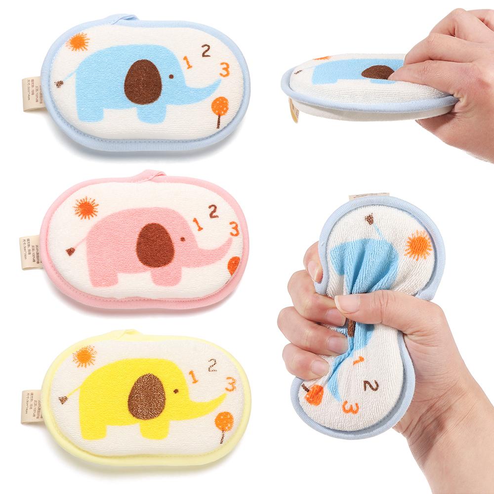 Exfoliating Massager Bath Towels Shower Brush Elephant Pattern Infant Children Rub Bath Sponge