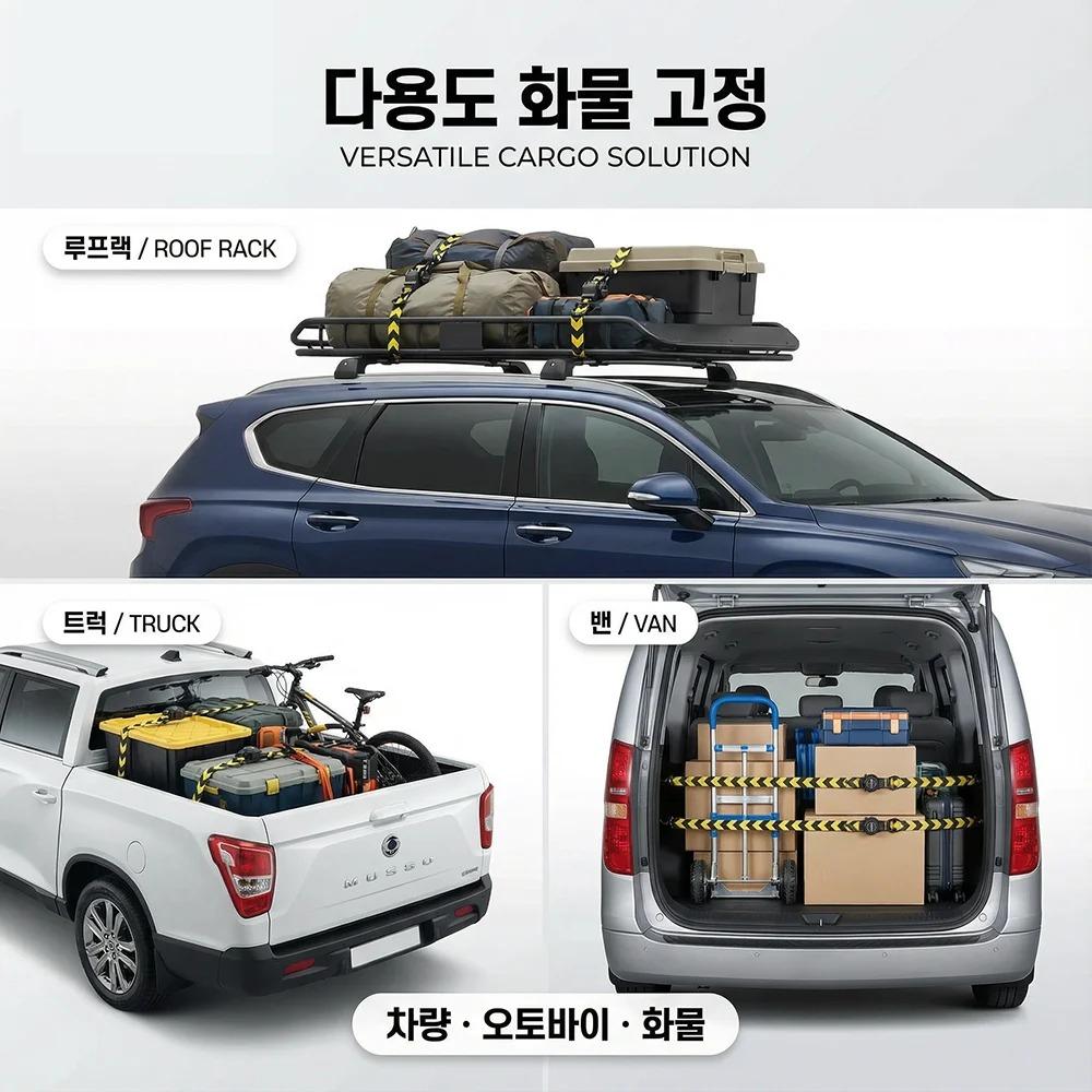 Auto-Rewind Ratchet Tie Down Quick Release Cargo Straps for Motorcycle Truck Roof Rack Van Durable Heavy Duty Tensioning Belts