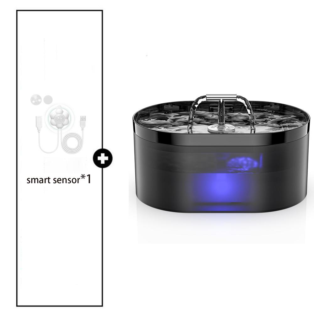 2.5L 5V USB автоматический фонтан для воды для кошек и собак с краном, диспенсер для воды для собак, прозрачный фильтр, поилка для домашних животных, датчик поения