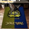 Custom Name Al Nassr Football Club Crest Rug Office Rug Chair Mat Non Slip Carpet Rugs for Bedrooms Dining Room Living Room Home Decor gifts