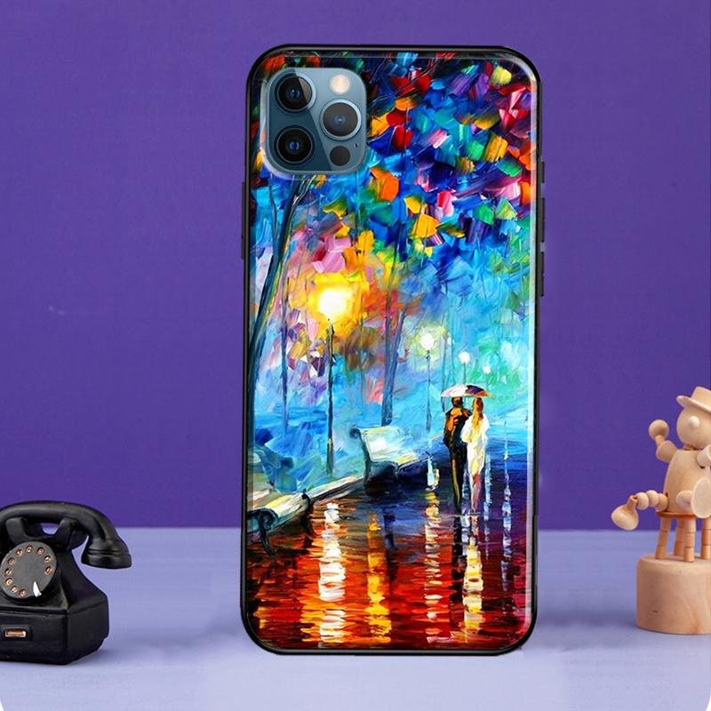 Чехол с масляной живописью Ван Гога для iPhone 11 14 Pro Max SE 2020 XR X XS Max 6S 7 8 Plus, чехол для iPhone 12 13 mini