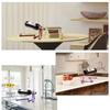 Floating Poised Bottle Holder Suspended Cabinet Stand Bracket Creative Wine Bottle Rack  Home