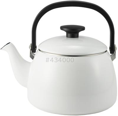 Чайник Fuji Enamel Cotton Plus 2,5 л, белый CTP-2,5 кВт