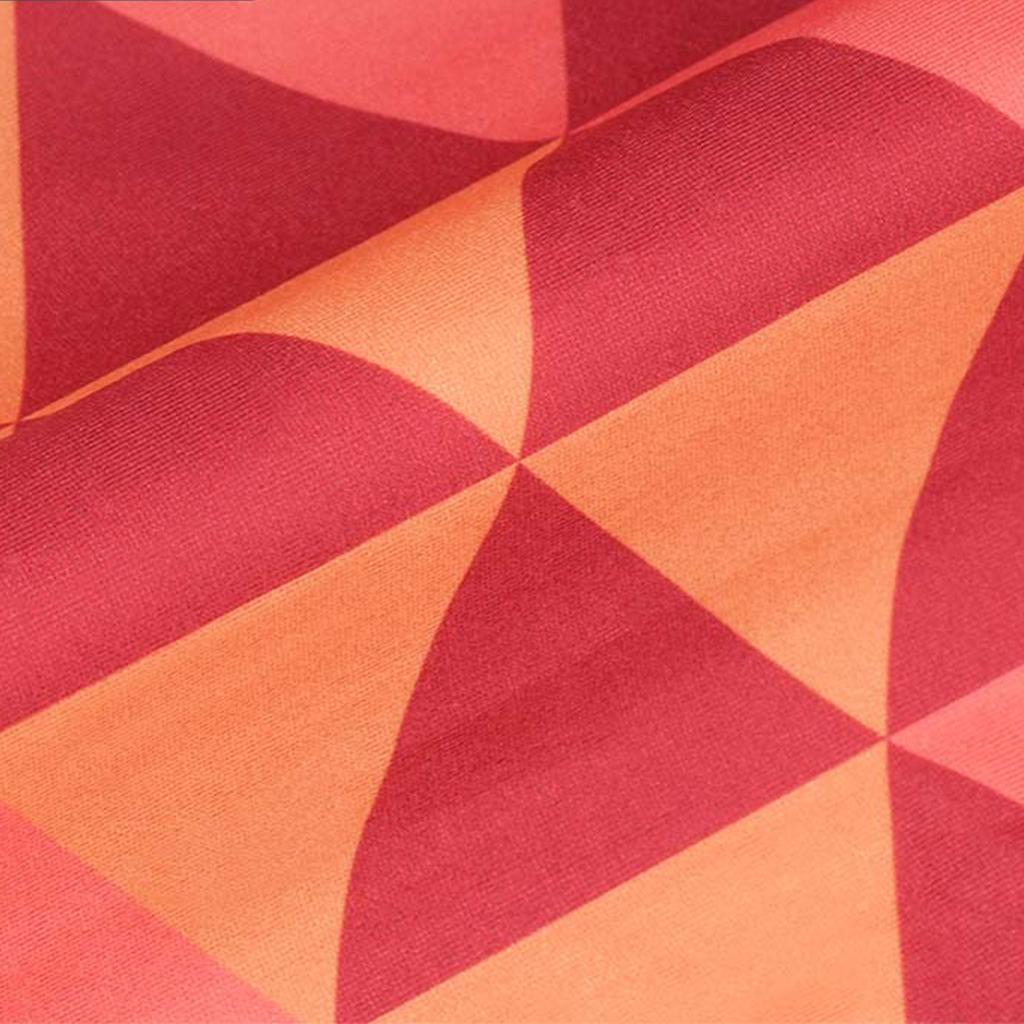 Asics U-Neck Geometric Pattern Sleeveless Top Women Tops Orange 2012C713-800