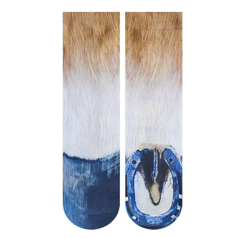 3D Animal Paw Socks Novelty Cute Leg Feet Sock Knee-High Funny Pattern Unisex Adult Women Men Girls Teen Kids Adult Couple Xmas Gifts Dress Crew Socks