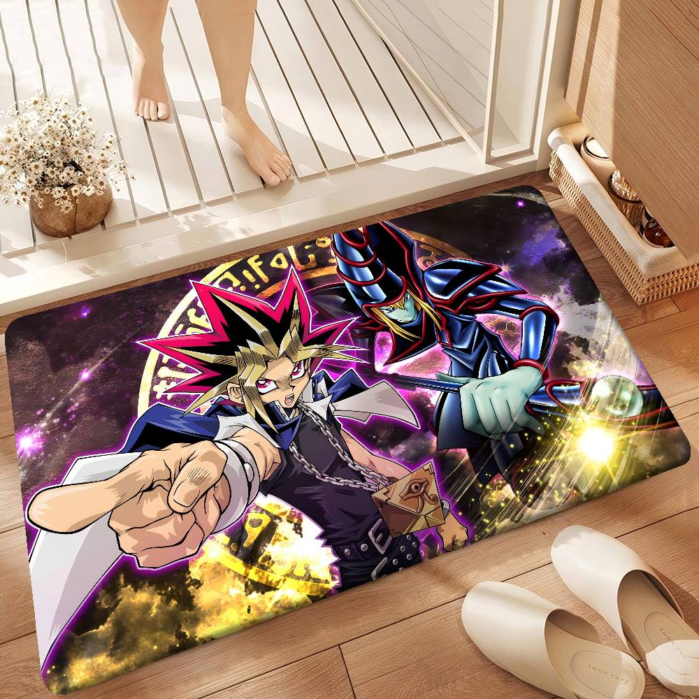 1PC Anime Y-Yu G-gi O-oh Bathroom Mat Anti-slip Absorb Water Long Strip Cushion Bedroon Mat Welcome Doormat